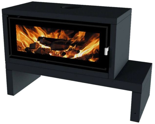 Norseman Aura Freestanding Wood Heater with Bench, , hi-res