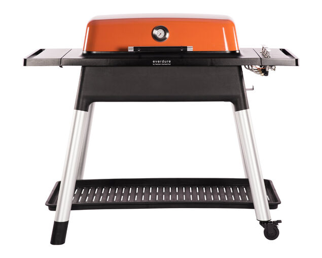Everdure by Heston Blumenthal FURNACE 3 Burner BBQ with Stand - Orange, Orange, hi-res image number null