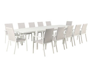Jette Quick Dry 13 Piece Dining (White)