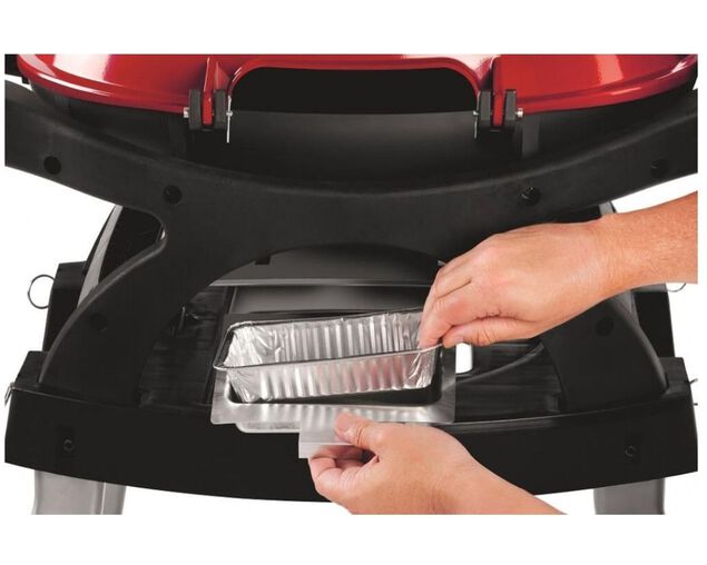 Ziggy by Ziegler & Brown Twin Grill LPG Classic on Cart (Chilli Red), Chilli Red, hi-res