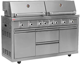Ziegler & Brown Grand Turbo 6 Burner Roll-In on Cart L2-SERIES