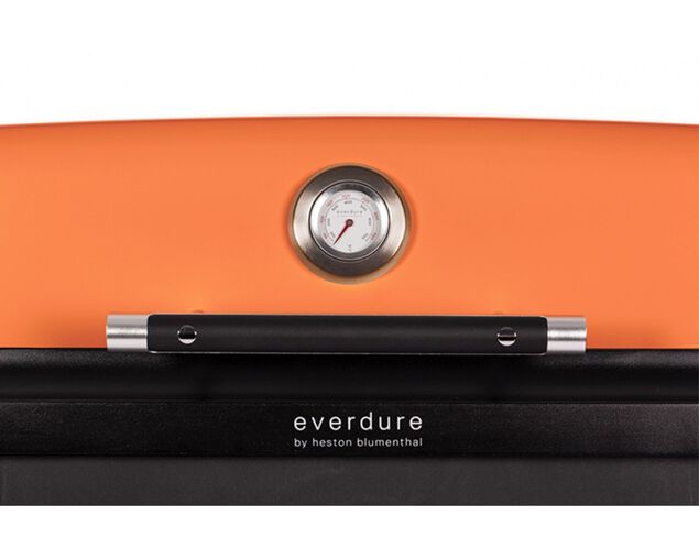 Everdure by Heston Blumenthal FURNACE 3 Burner BBQ with Stand - Orange, Orange, hi-res
