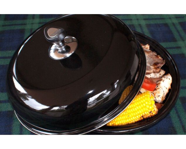 BBQ Food Warmer - Black, , hi-res