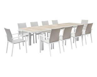 Jette-Dakota Quick Dry 13 Piece Dining (White)