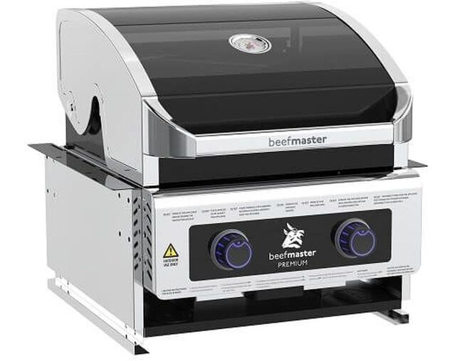 Premium Beefmaster 2 Burner Build-In BBQ, , hi-res image number null
