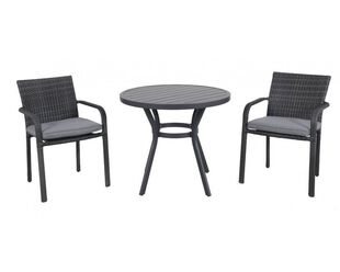Larache-Jette 3 Piece Dining Setting
