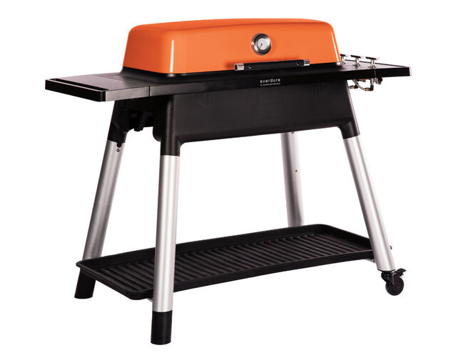 Everdure by Heston Blumenthal FURNACE 3 Burner BBQ with Stand - Orange, Orange, hi-res