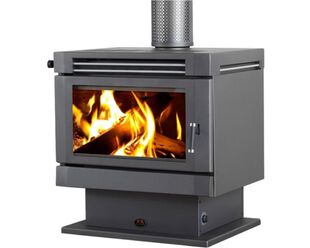 Saxon Mahogany Freestanding Wood Heater