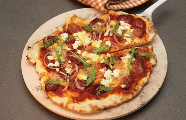 Chorizo & Smoked Mozzarella Pizza