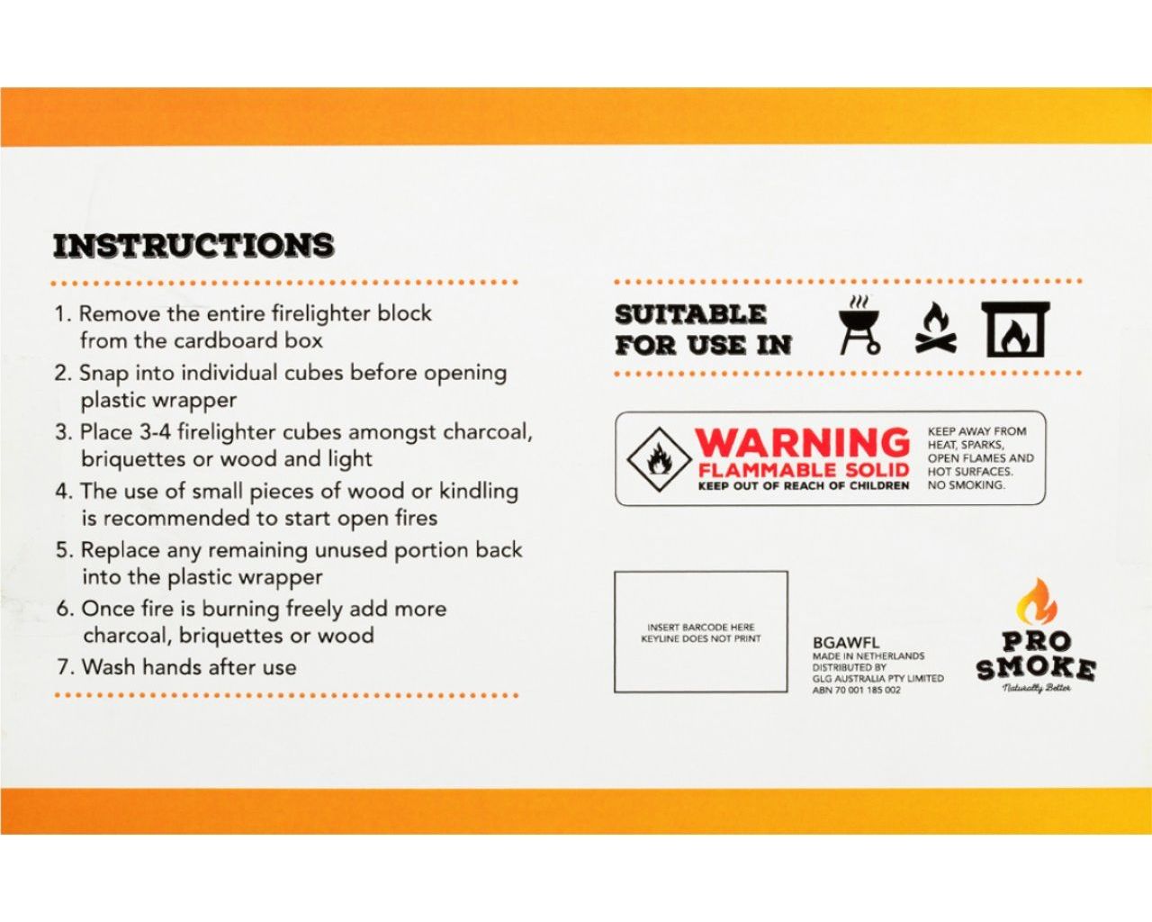 Pro Smoke Wooden Fire Lighters 24pk, , hi-res image number null