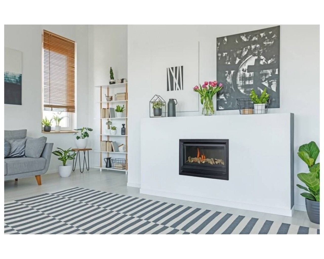 Valor Inspire Gas Log Fire - 700, , hi-res image number null