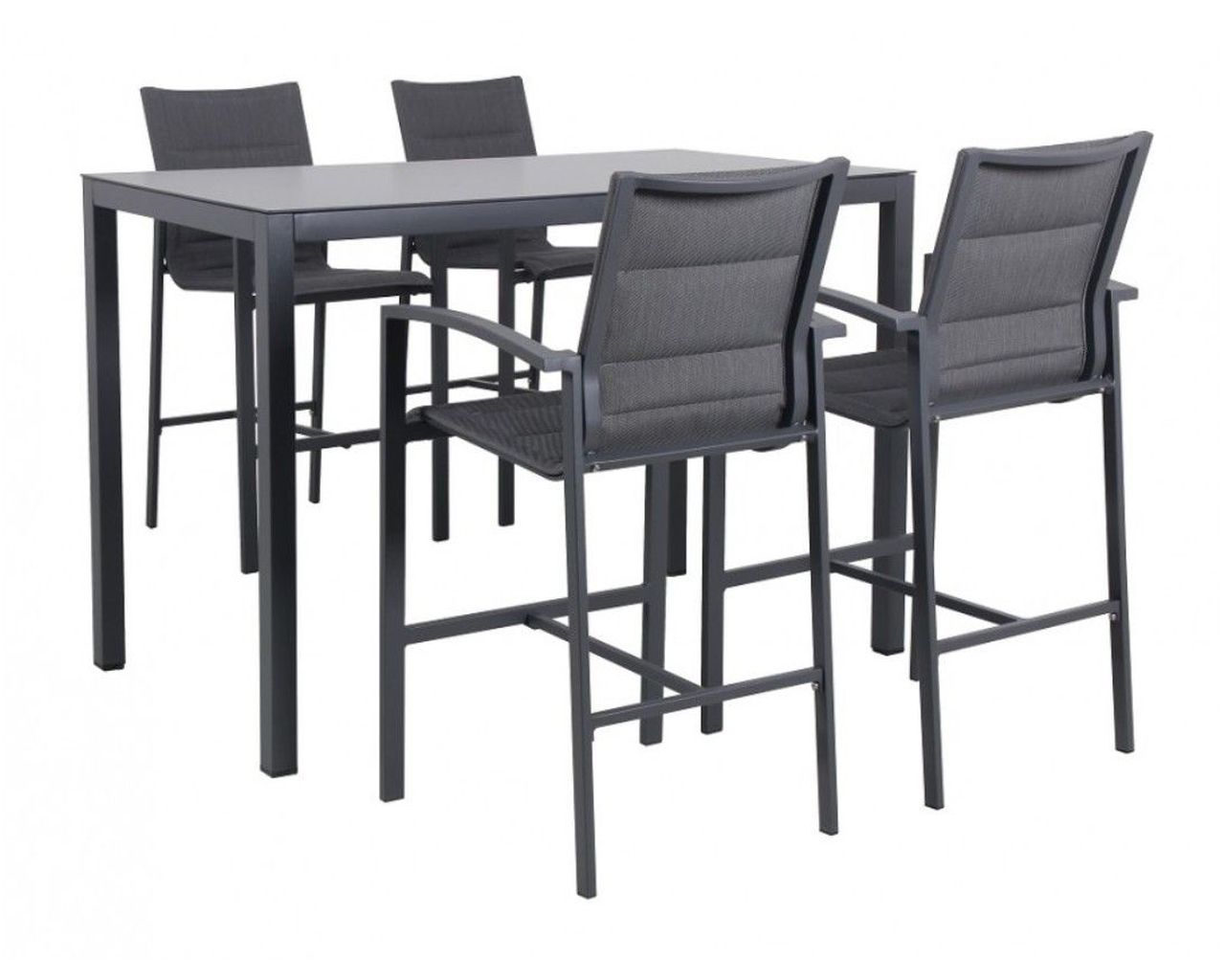 Boston 5 Piece Bar Setting, Gunmetal Grey, small-swatch