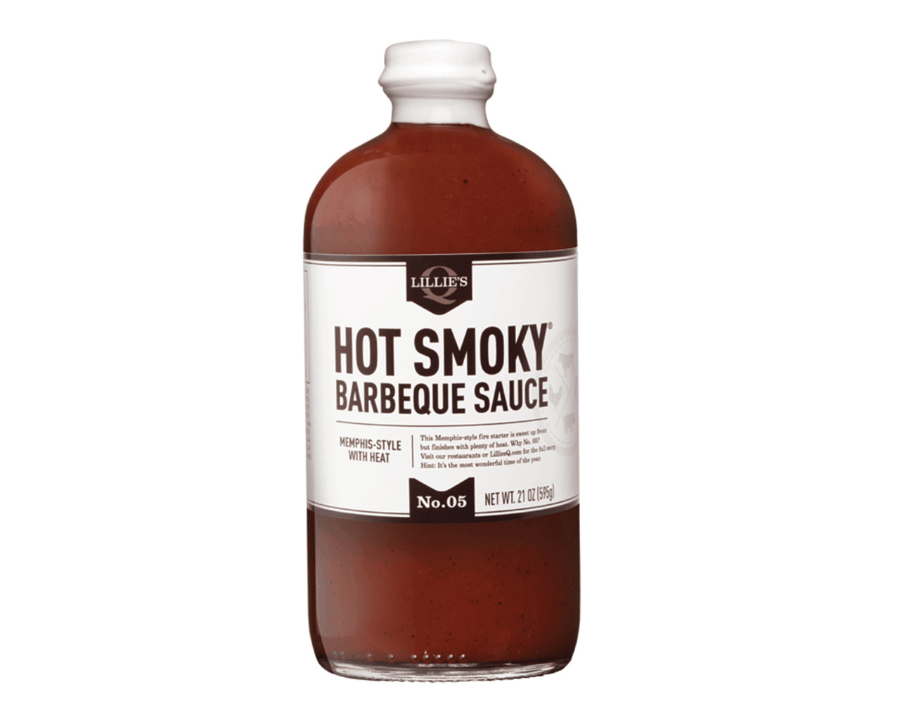 Lillie's Q Hot Smoky BBQ Sauce 595g, , hi-res image number null