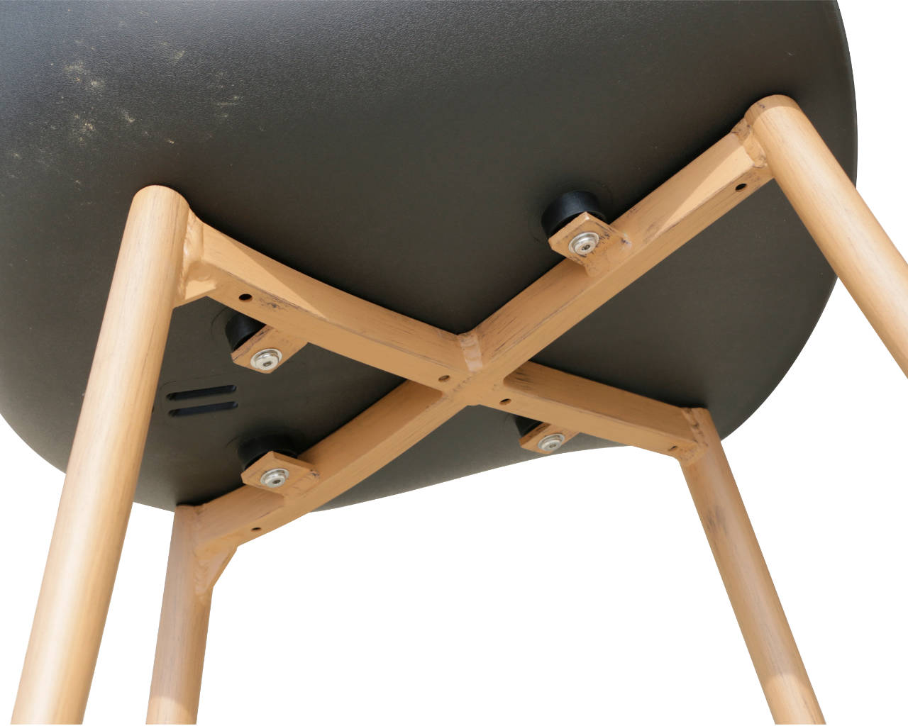 Oslo Resin and Aluminium Chair (Black), , hi-res image number null