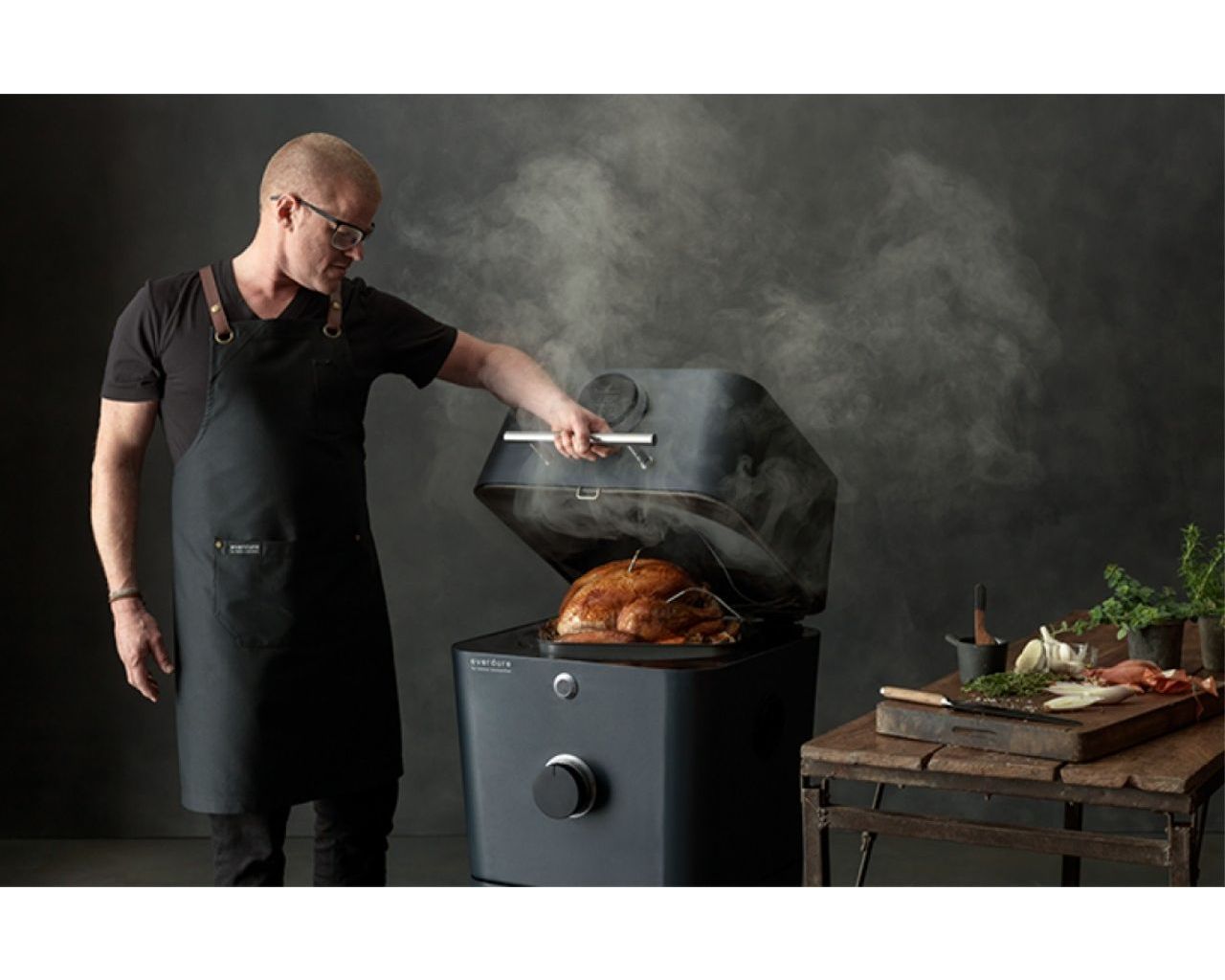 Everdure by Heston Blumenthal 4K Electric Ignition Charcoal Outdoor Oven (Mint), Mint, hi-res image number null