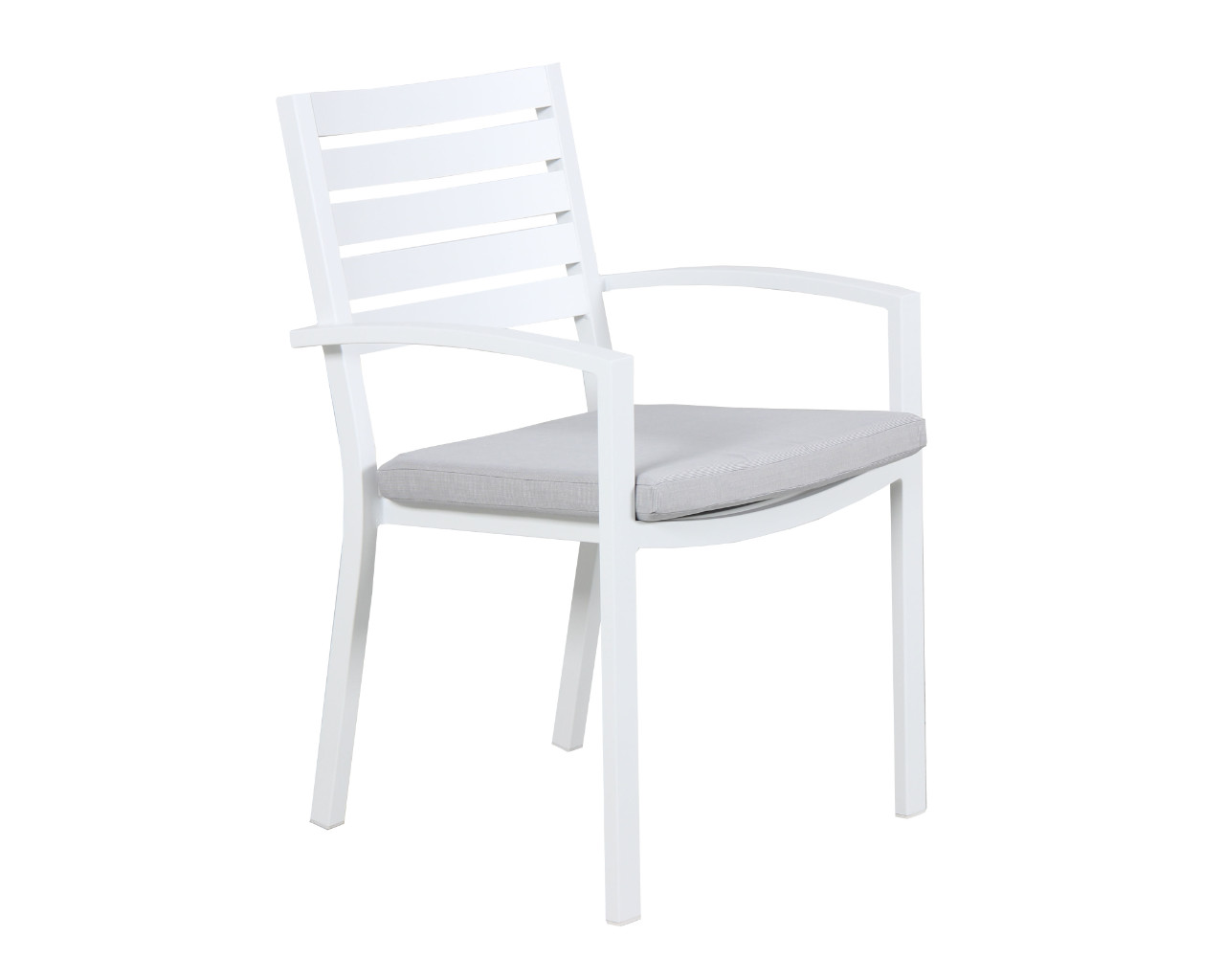 Boston Slatted Dining Chair (White), , hi-res image number null