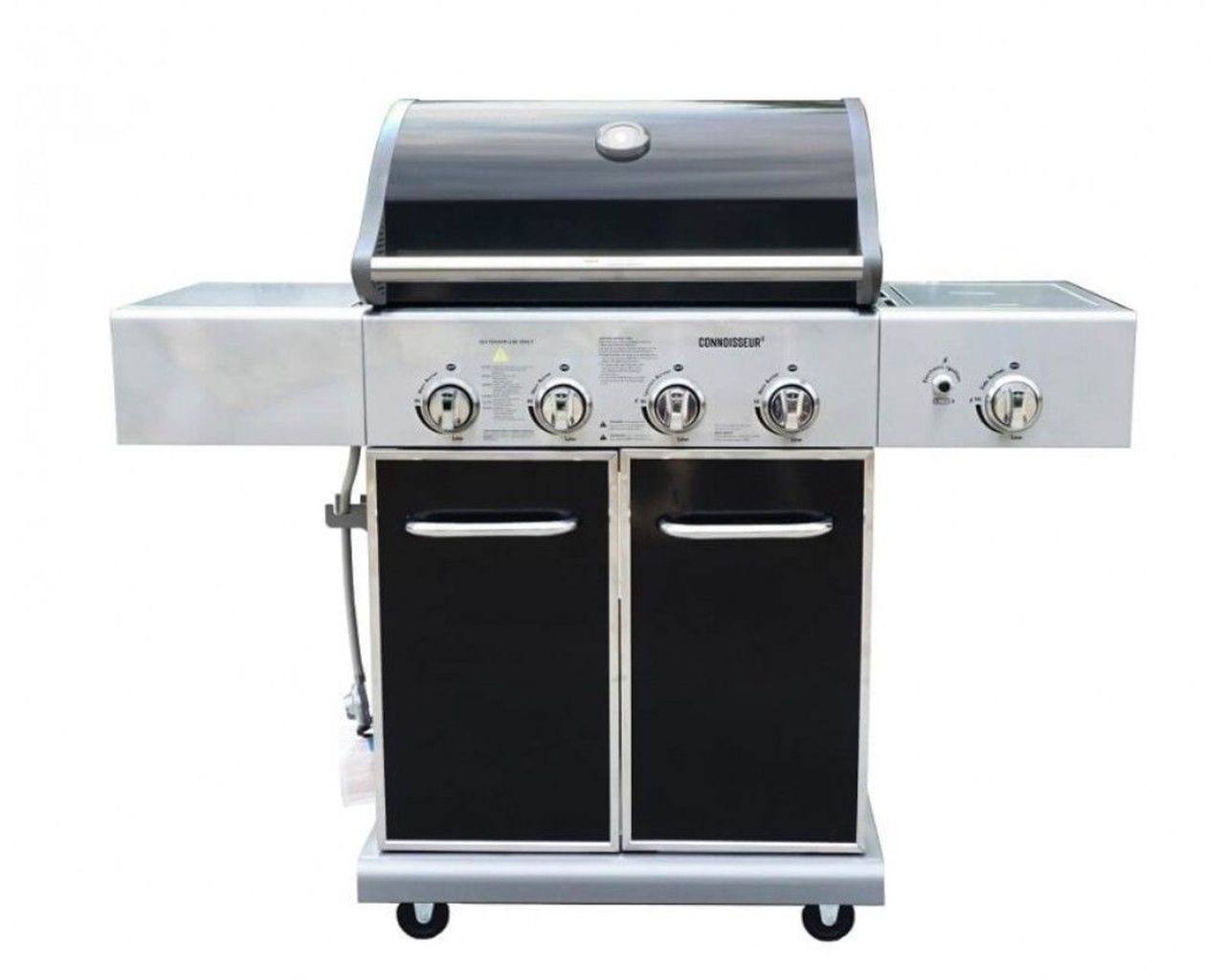 Connoisseur 4 Burner BBQ With Side Burner, , hi-res image number null