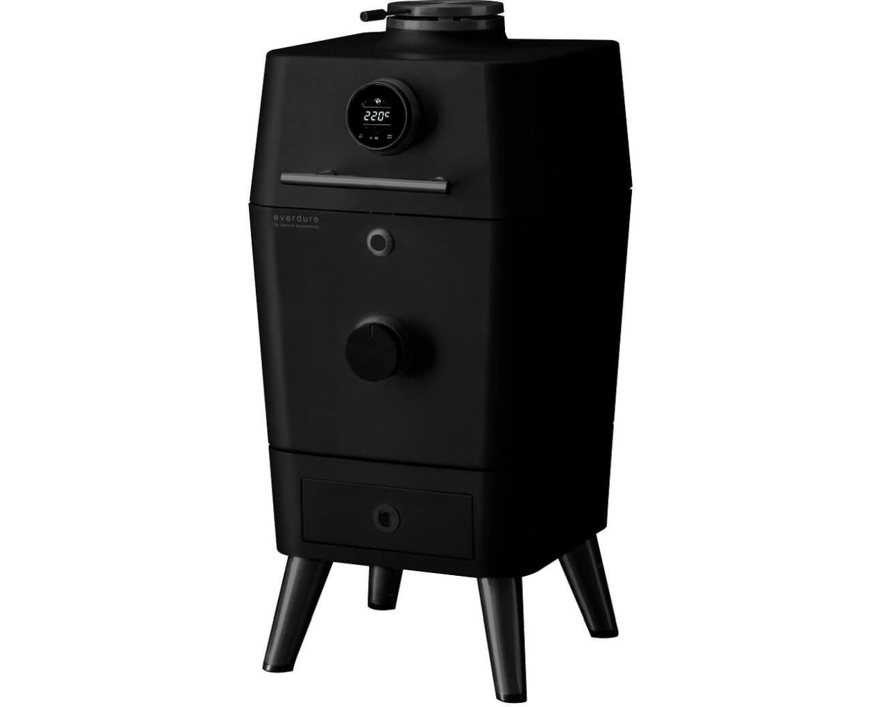 Everdure by Heston Blumenthal 4K Electric Ignition Charcoal Outdoor Oven, Black, small-swatch
