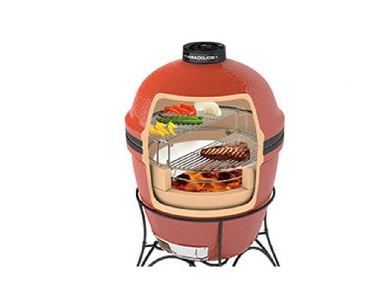 Kamado Joe Classic Divide & Conquer - Red, , hi-res image number null