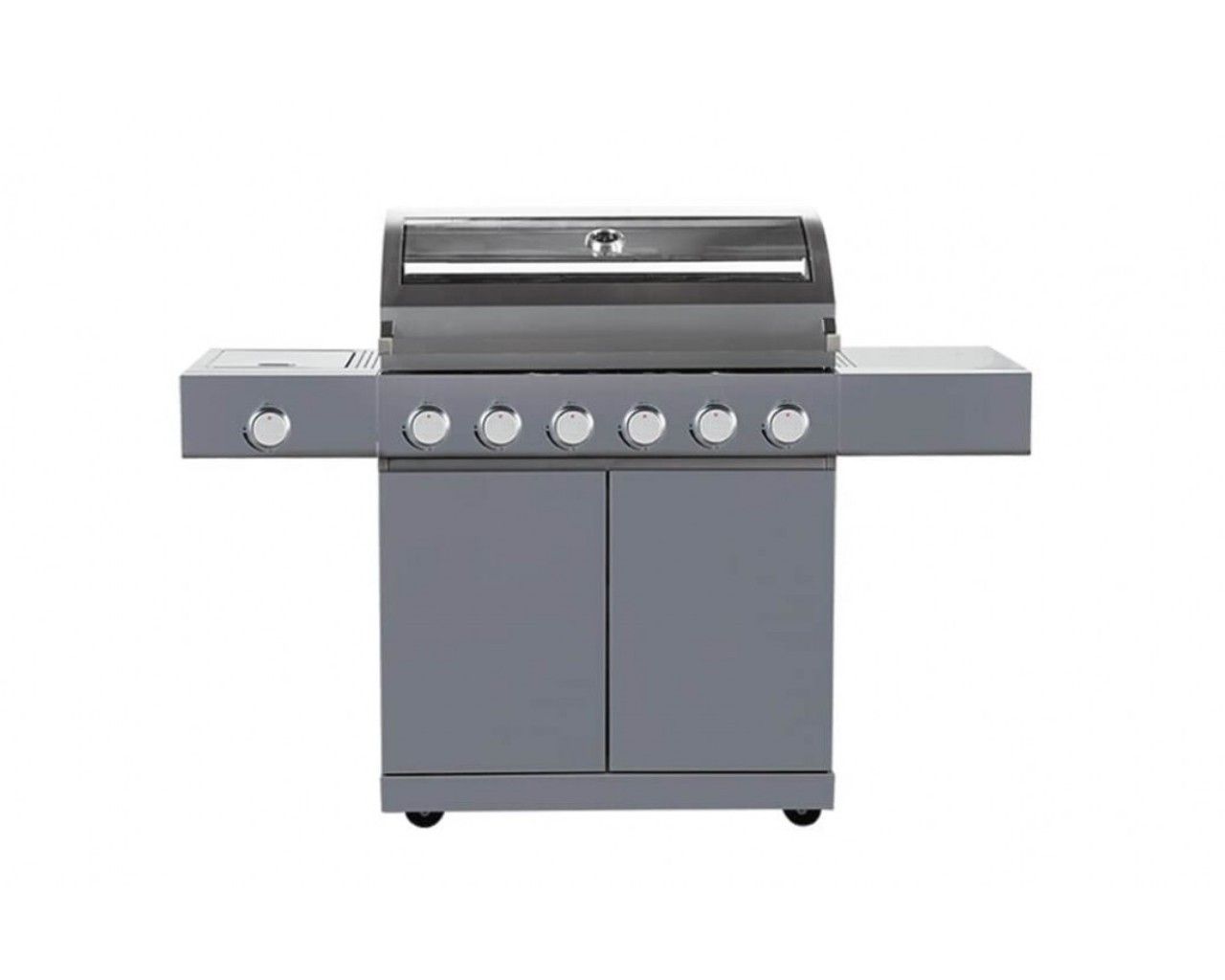 Alfresco 6 Burner BBQ with Side Burner, , hi-res image number null