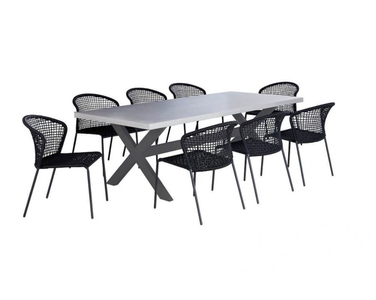 Copenhagen-Crete 9 Piece Dining, , hi-res image number null