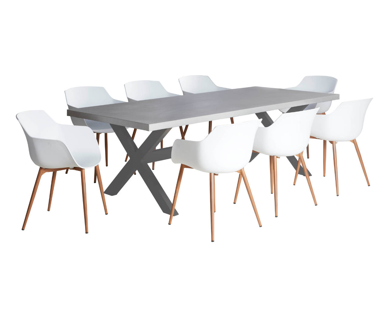 Oslo-Crete 9 Piece Dining, , hi-res image number null