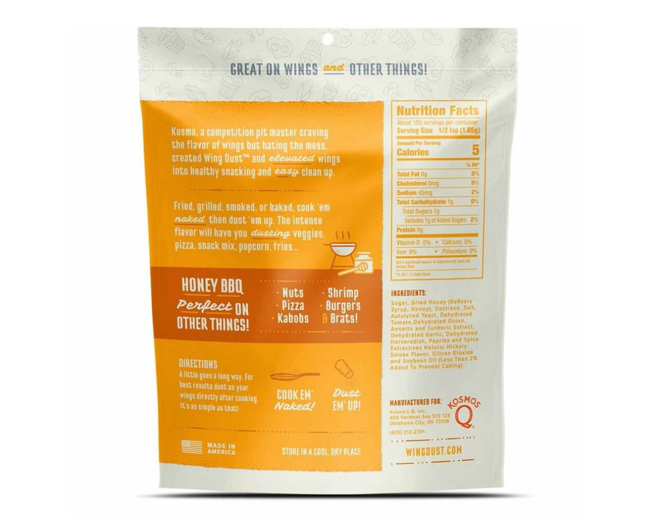 Kosmos Honey BBQ Wing Dust, , hi-res image number null