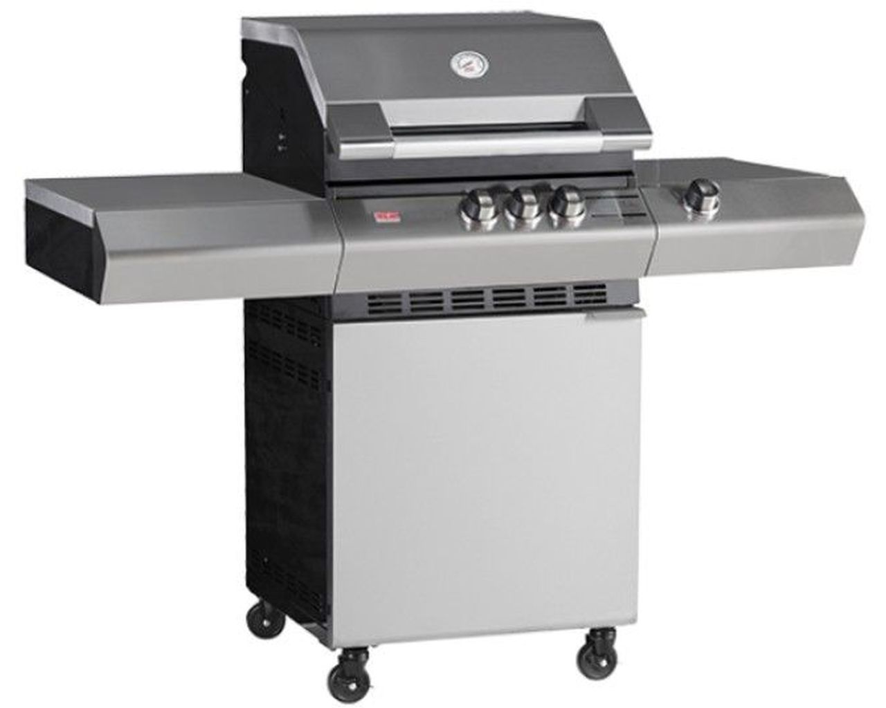 Ziegler & Brown Turbo Elite 3 Burner on Side Burner Cart, , hi-res image number null