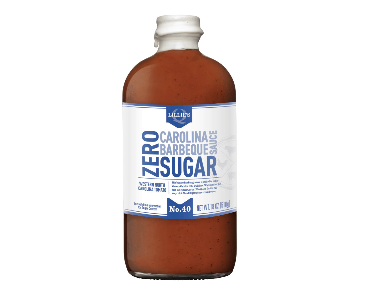 Lillie's Q Carolina Low Sugar 510g, , hi-res image number null