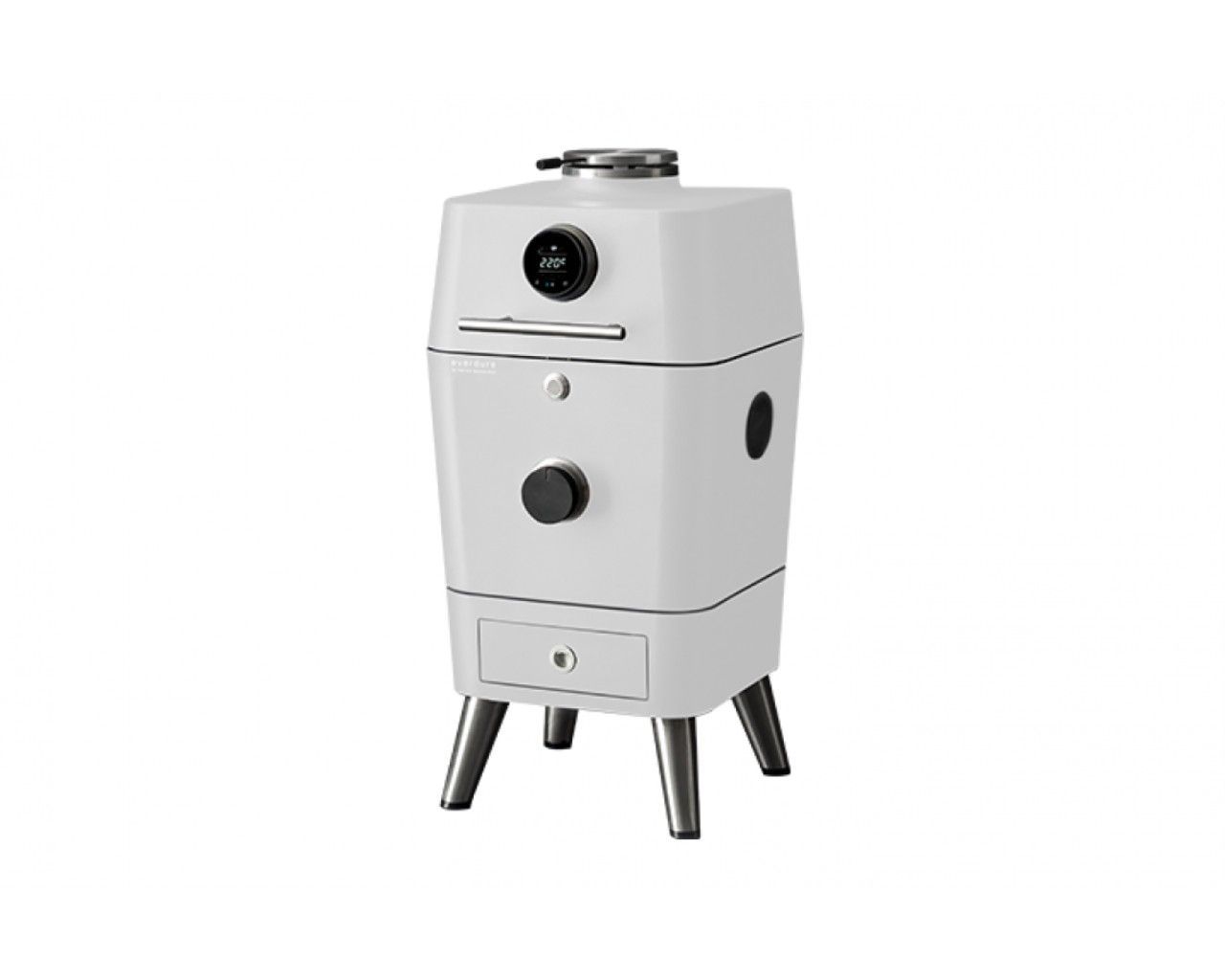 Everdure by Heston Blumenthal 4K Electric Ignition Charcoal Outdoor Oven, Stone, small-swatch