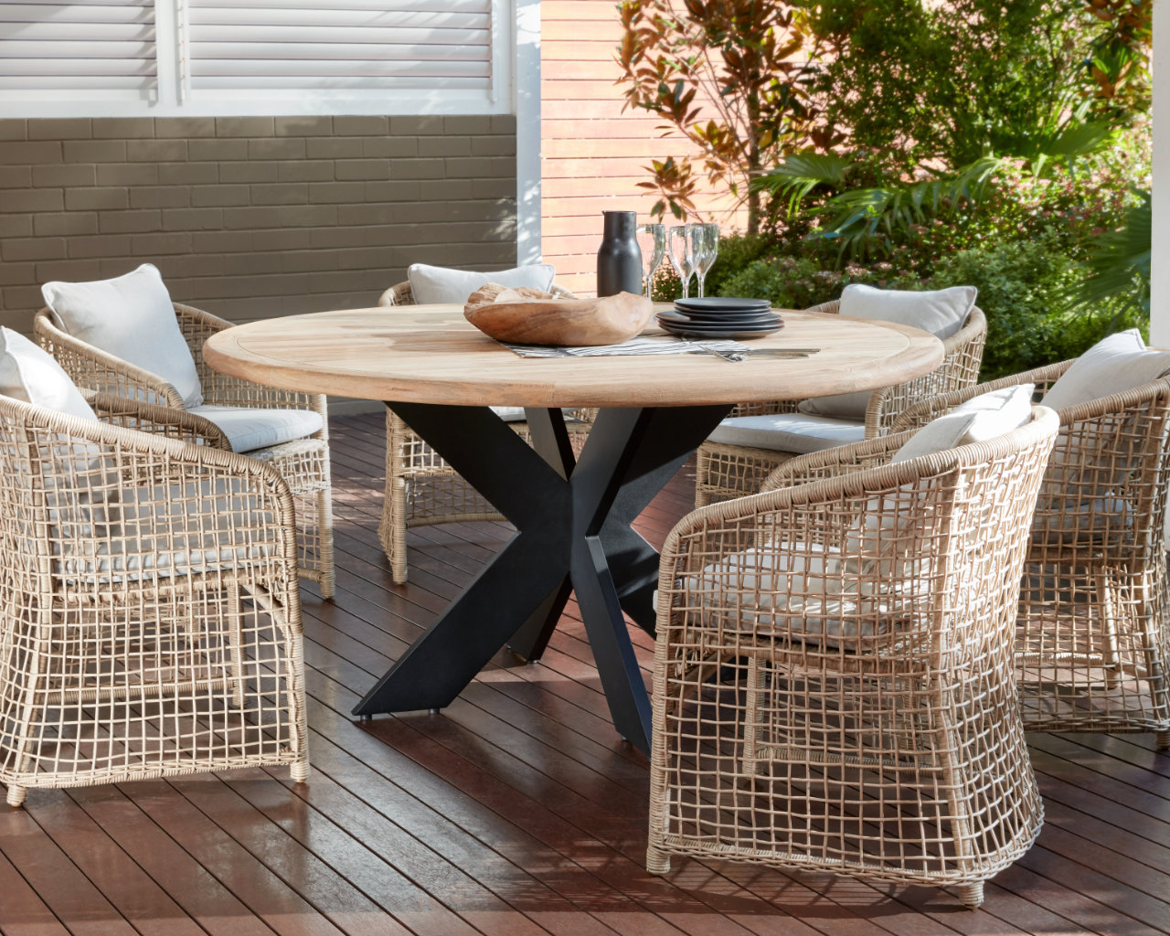 Icaria-Jakarta 7 Piece Dining (Black), , hi-res image number null