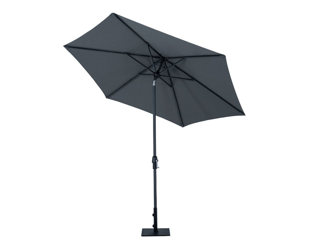Monaco 2.7m Market Umbrella Charcoal, , hi-res image number null