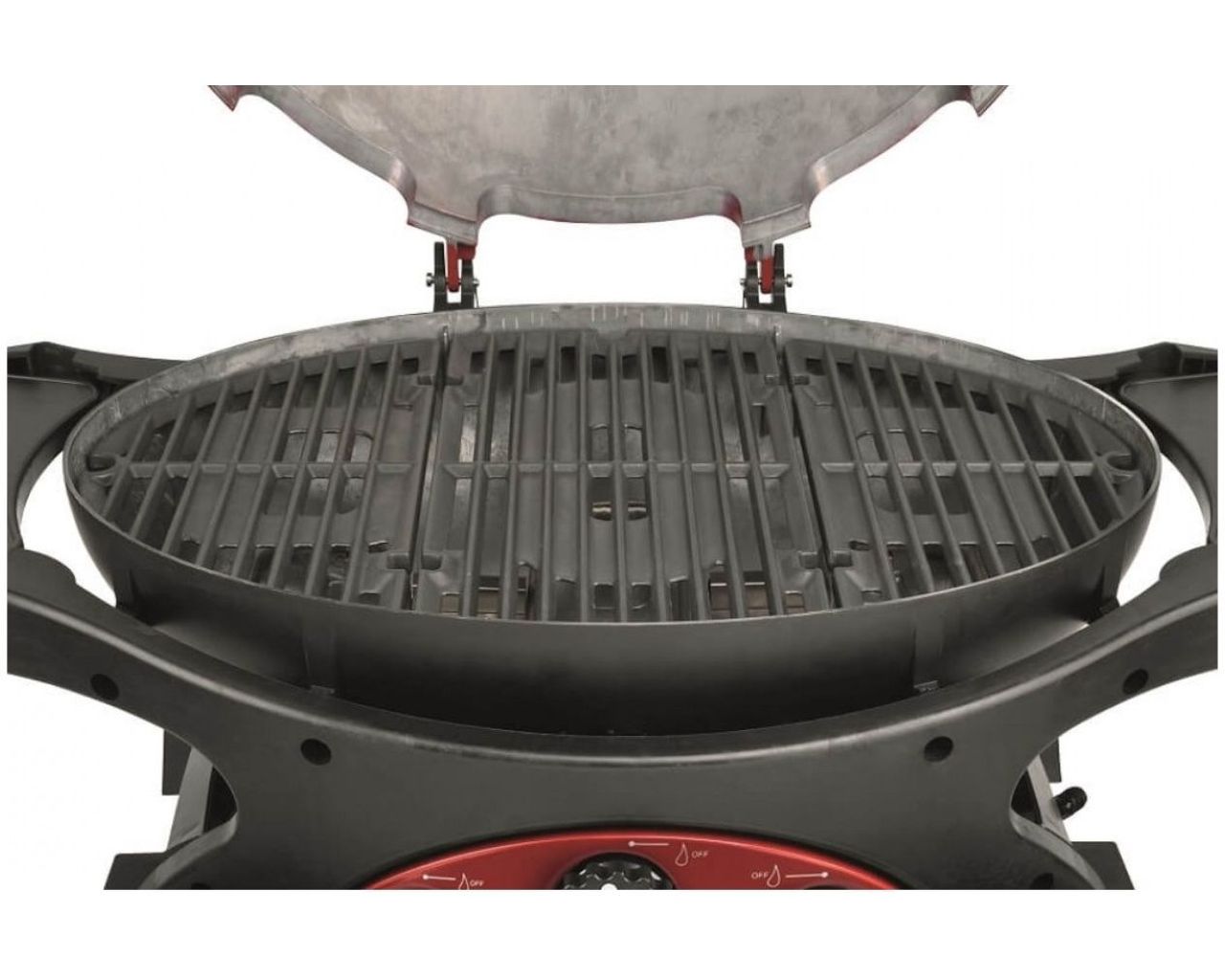 Ziggy by Ziegler & Brown Triple Grill Natural Gas Classic on Cart (Gunmetal Grey), Gunmetal Grey, hi-res image number null