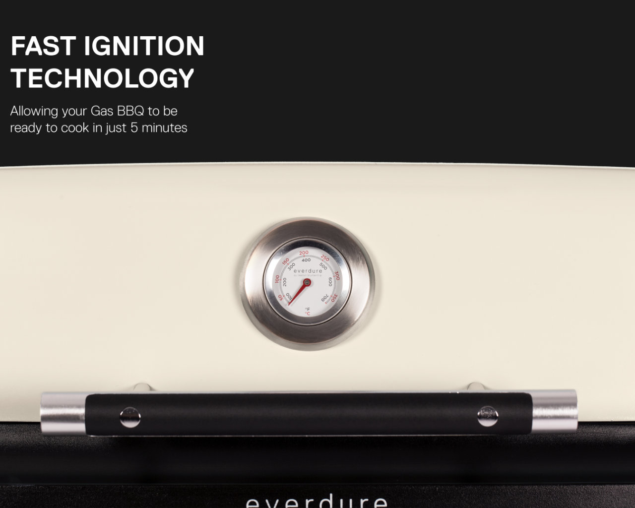 Everdure by Heston Blumenthal FORCE 2 Burner BBQ with Stand (Stone), Stone, hi-res image number null