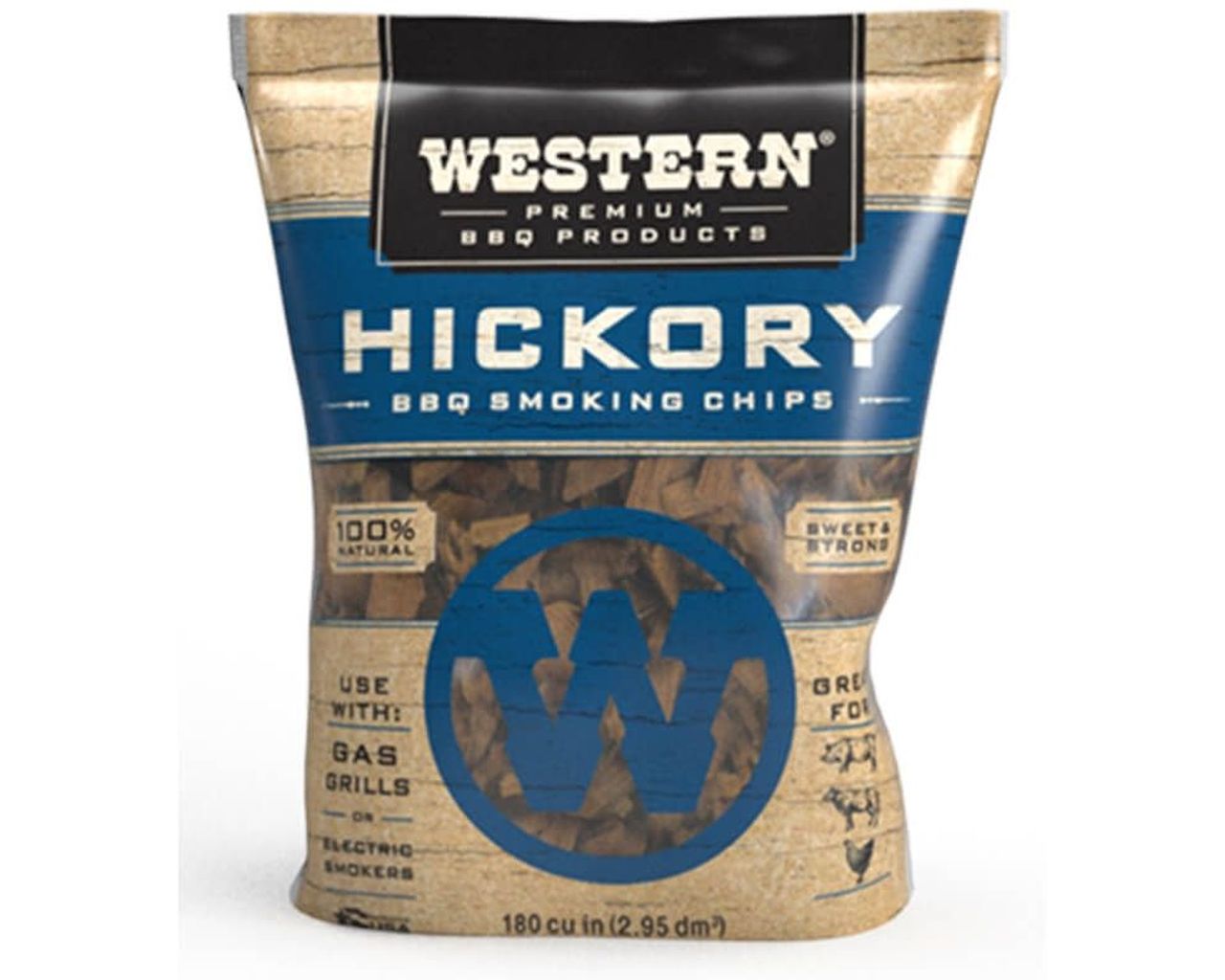 Western Premium Smoking Chips - Hickory, , hi-res image number null