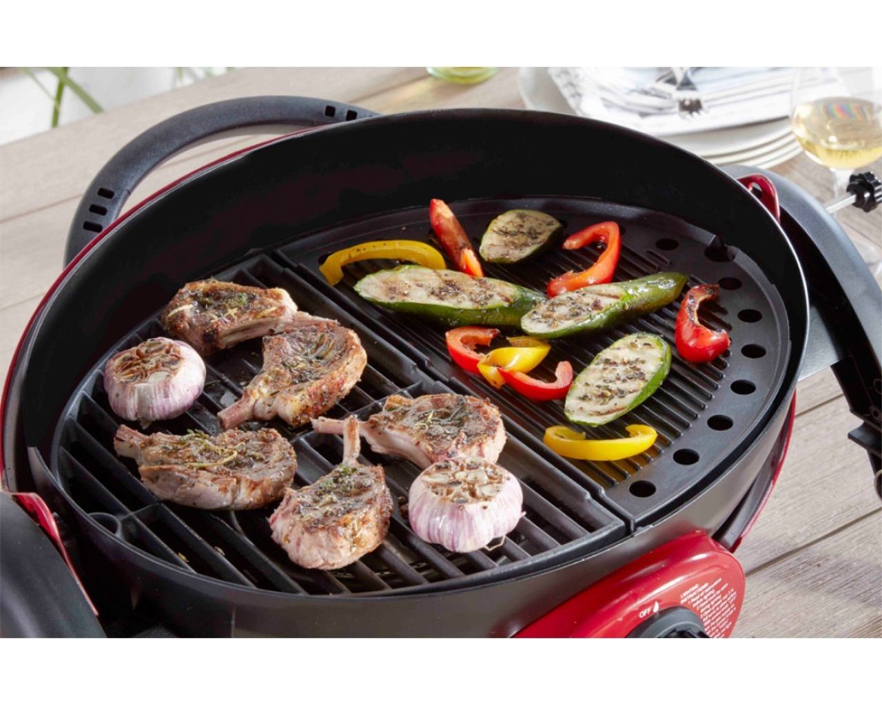 Ziegler & Brown Portable Grill Reversible Half Hotplate (Suits Single Burner), , hi-res image number null