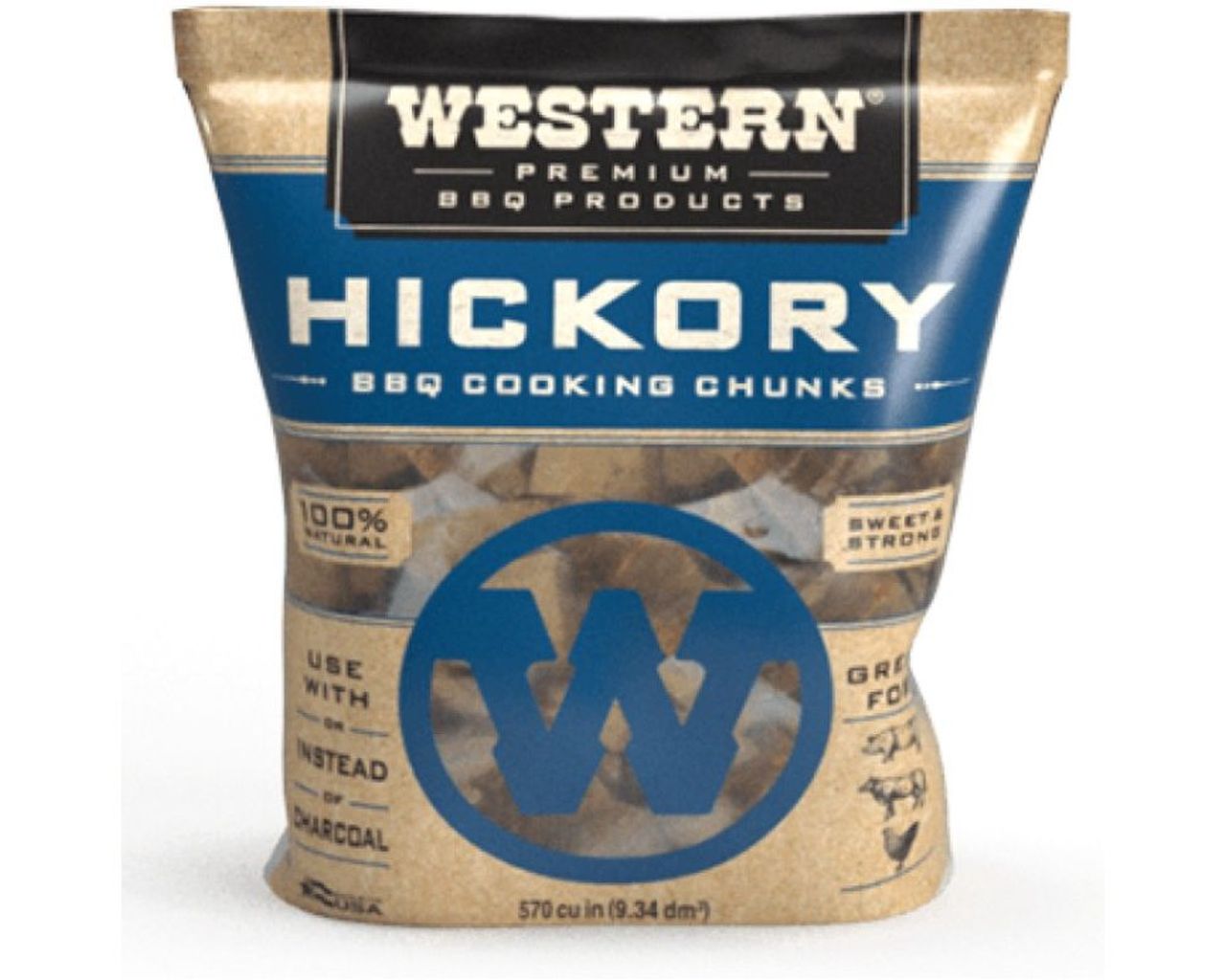 Western Premium Smoking Chunks - Hickory, , hi-res image number null