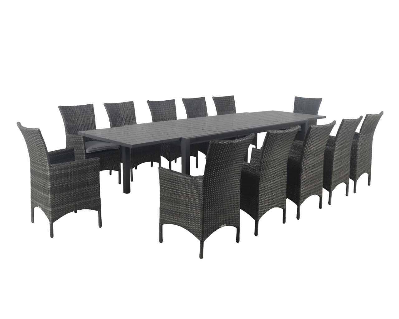 Larache Tub-Jette 13 Piece Extensions Dining Setting, , hi-res image number null