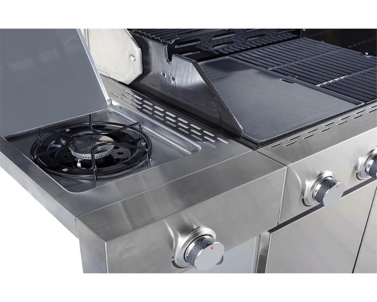 Alfresco 6 Burner BBQ with Side Burner, , hi-res image number null