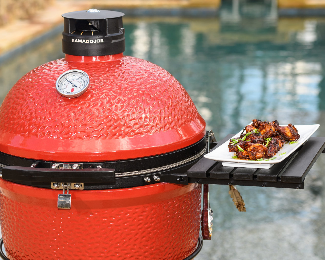Kamado Joe Classic D&C on Cart Series II - Red, , hi-res image number null