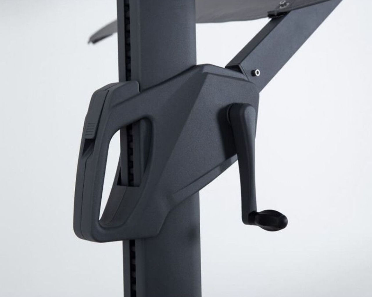 Rome 3.5m Octagonal Solar LED Cantilever Charcoal Umbrella, , hi-res image number null