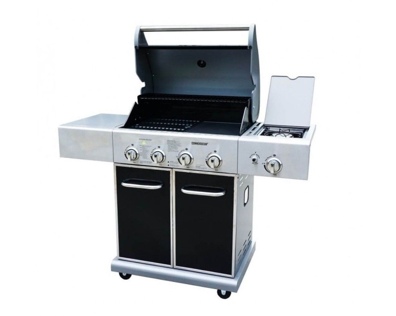 Connoisseur 4 Burner BBQ With Side Burner, , hi-res image number null