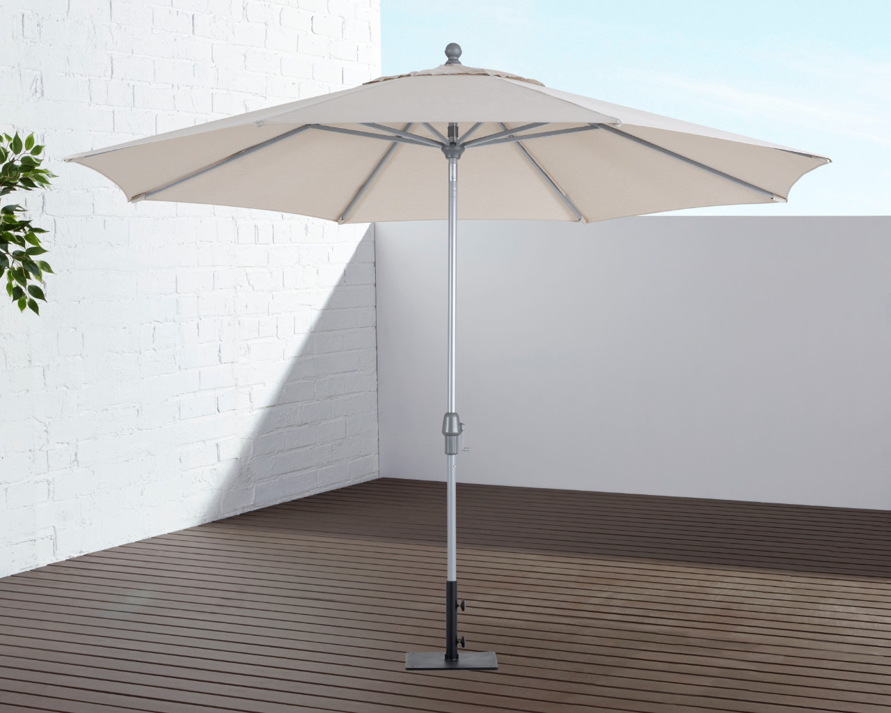 Cairns 3.3m Market Umbrella Natural, Natural, hi-res image number null