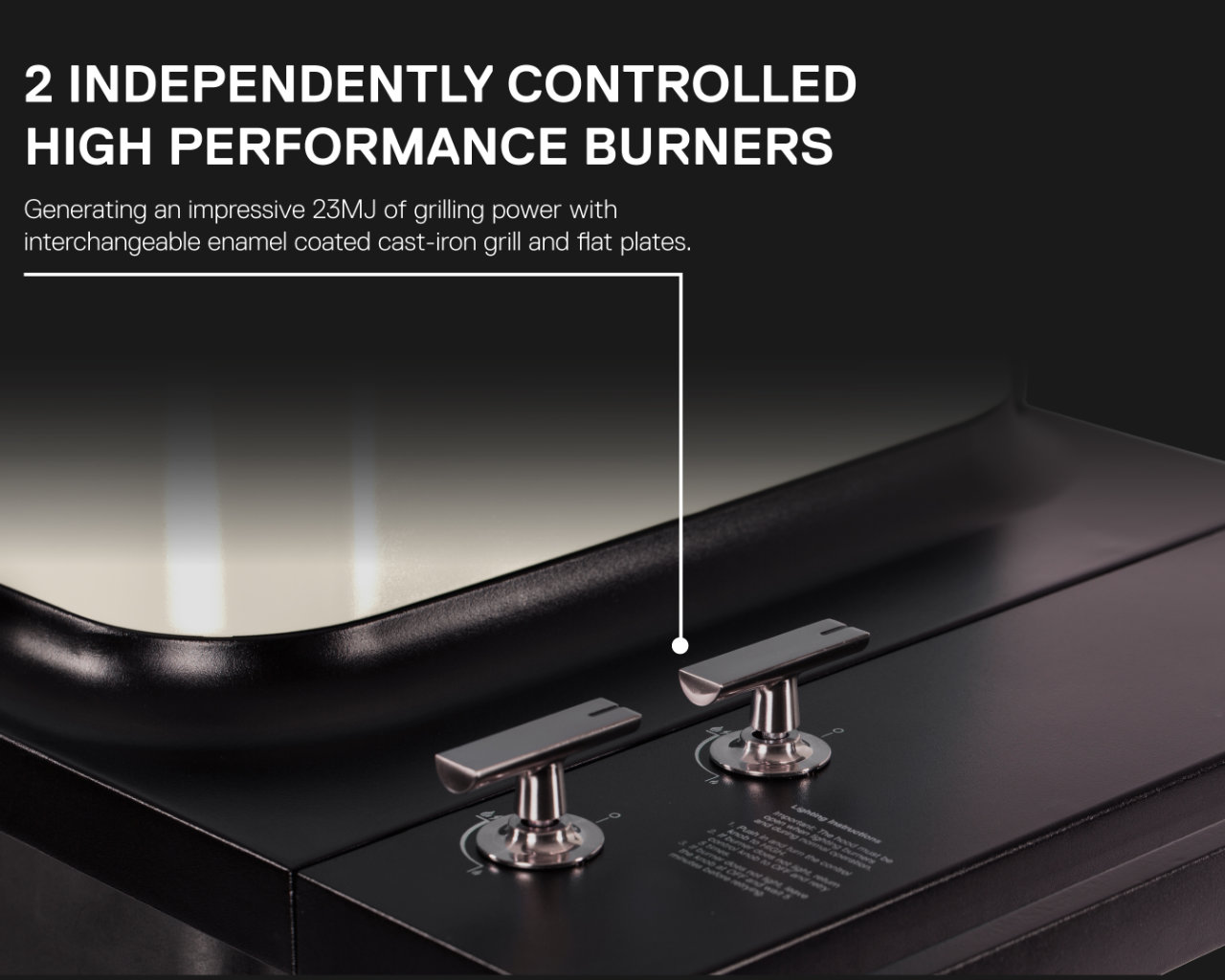 Everdure by Heston Blumenthal FORCE 2 Burner BBQ with Stand (Stone), Stone, hi-res image number null