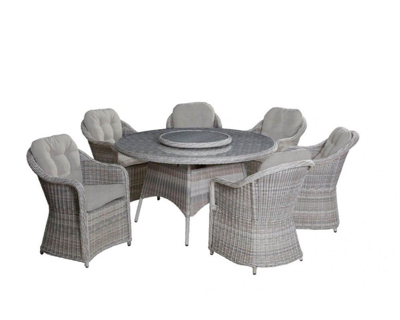 Valencia 7 Piece Round Dining Setting, , hi-res image number null