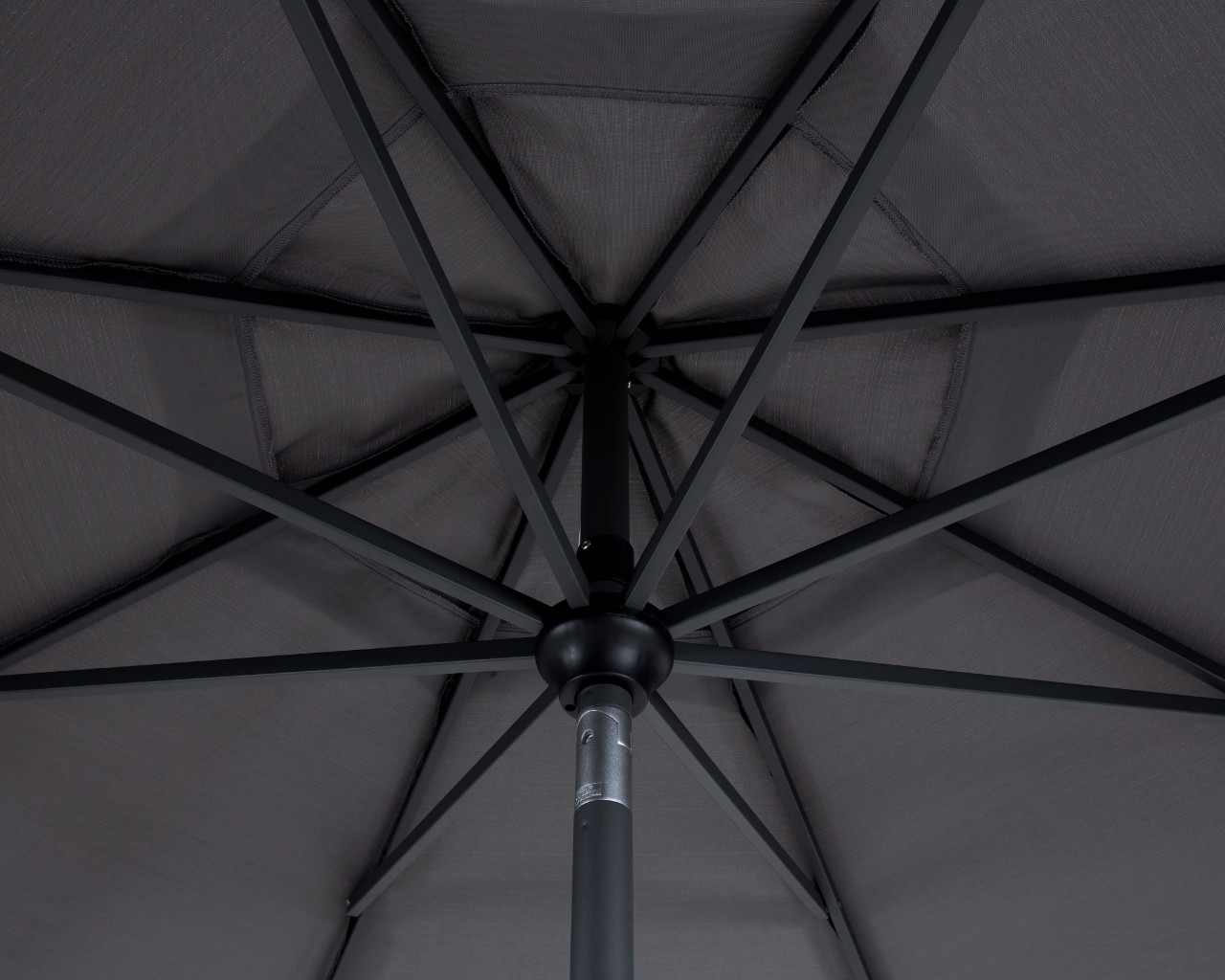 Cairns 3.3m Market Umbrella Charcoal, Charcoal, hi-res image number null