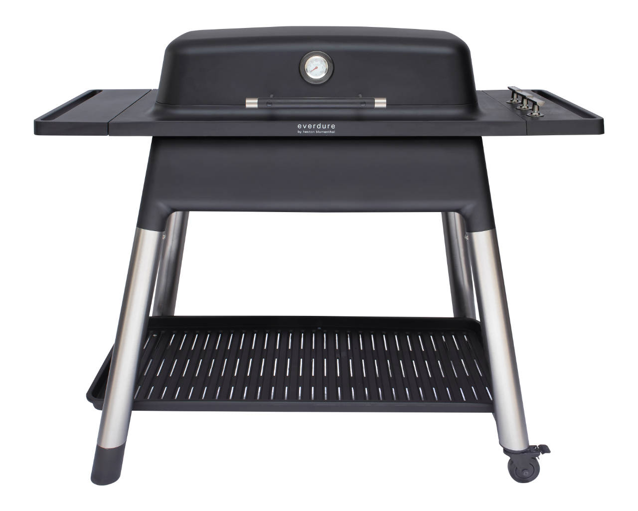 Everdure by Heston Blumenthal FURNACE 3 Burner BBQ with Stand, Black, small-swatch