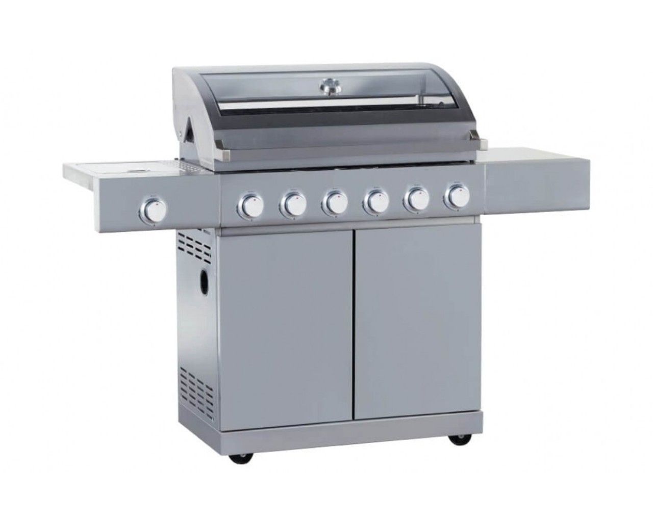 Alfresco 6 Burner BBQ with Side Burner, , hi-res image number null