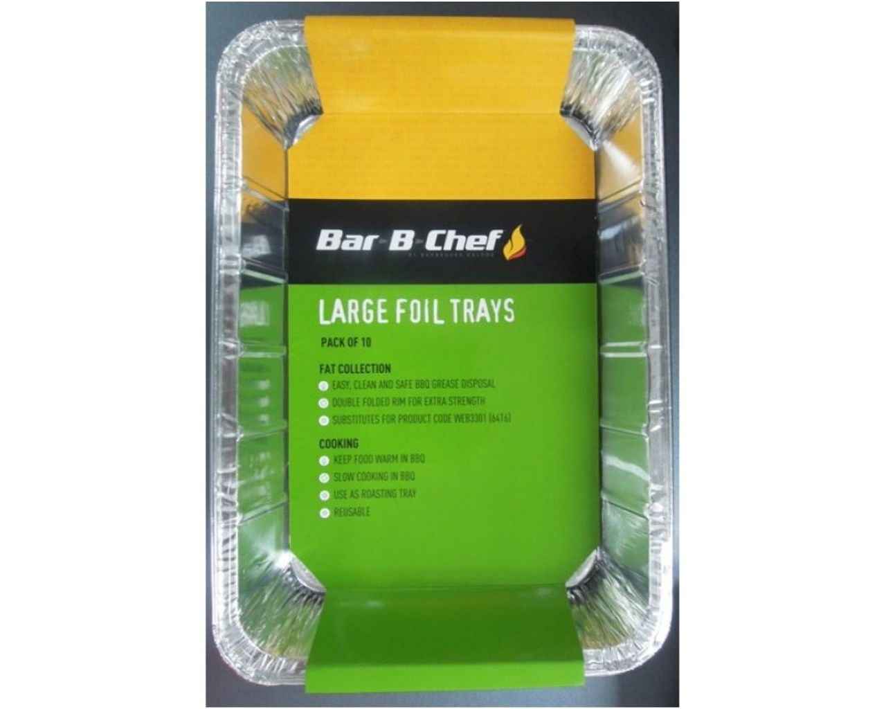 Pro Grill Large Foil Tray 10 Pack , , hi-res image number null