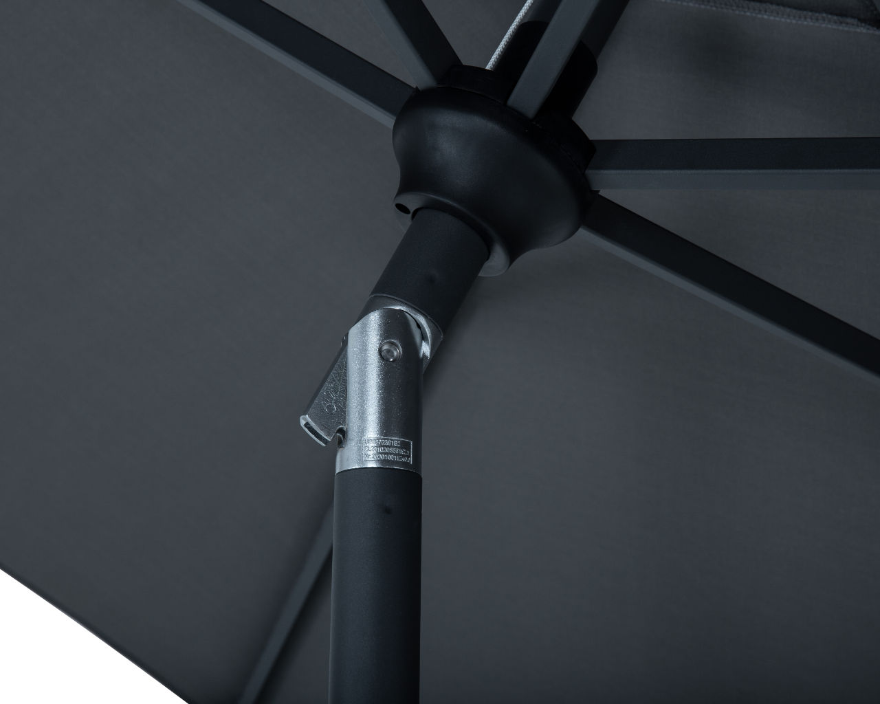 Monaco 2.7m Market Umbrella Charcoal, , hi-res image number null